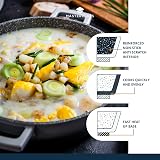 MasterClass Cast Aluminium Shallow Casserole Dish Grey Ombre 28cm 4L Gift Boxed view 3