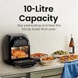 Chefman 5 in 1 Air Fryer Oven 10L 1800W Rotisserie 17 Presets UK view 4