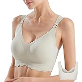 TOYVTOO Nursing Bras for Breastfeeding Seamless Soft Wirefree Pregnancy Bra Natural Shape