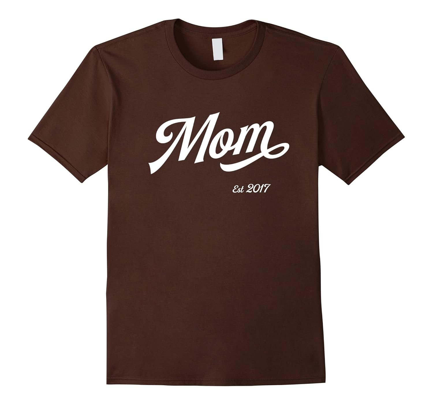 Mom Est. 2017 Hand Lettered Mama Pregnant First Pregnancy-anz