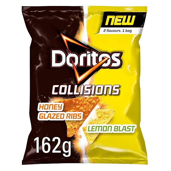 Doritos Collisions Glazed Ribs and Lemon Tortilla Chips, 162 g Amazon.co.uk Prime Pantry
