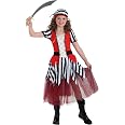 Caribbean Pirate Child Costume Large - Includes Shirt, Vest, Head Scarf & Belt