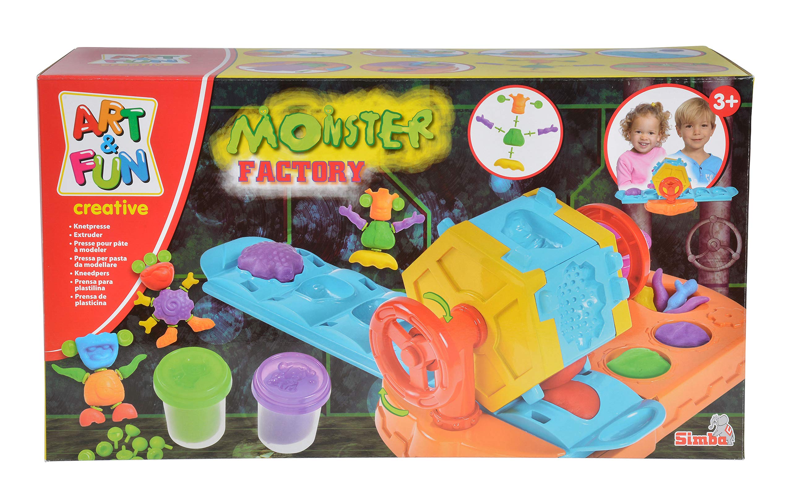 Simba 106329116 "Art & Fun - Monster Factory Clay Dough Set