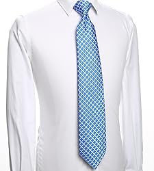 KissTies Mens Plaid Extra Long Tie Necktie + Gift