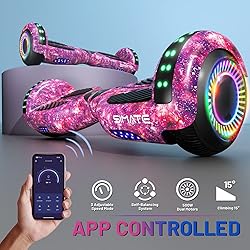 SIMATE Scooter, Bluetooth & Corlorful LED
