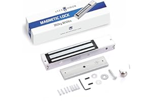 Ares Vision 350KG 800LBS of Holding Force Electromagnetic Commercial Lock 12V, LED Indicator When Closed NO/NC Options,for Out Swinging Single Door