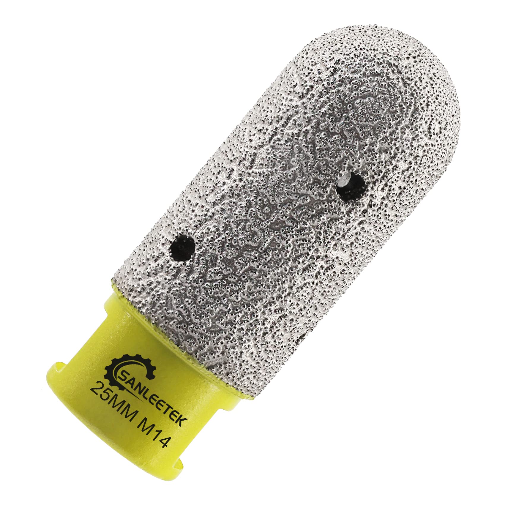 Diamond Finger Milling Bits 25mm SANLEETEK Tile Bits for Existing Holes Enlarging Shaping Trimming in Tile Porcelain Ceramic Marble Granite Artificial Stone M14 Thread