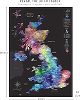 Atlas & Green Scratch Off UK Map Poster A2 with Accessories Kit view 7