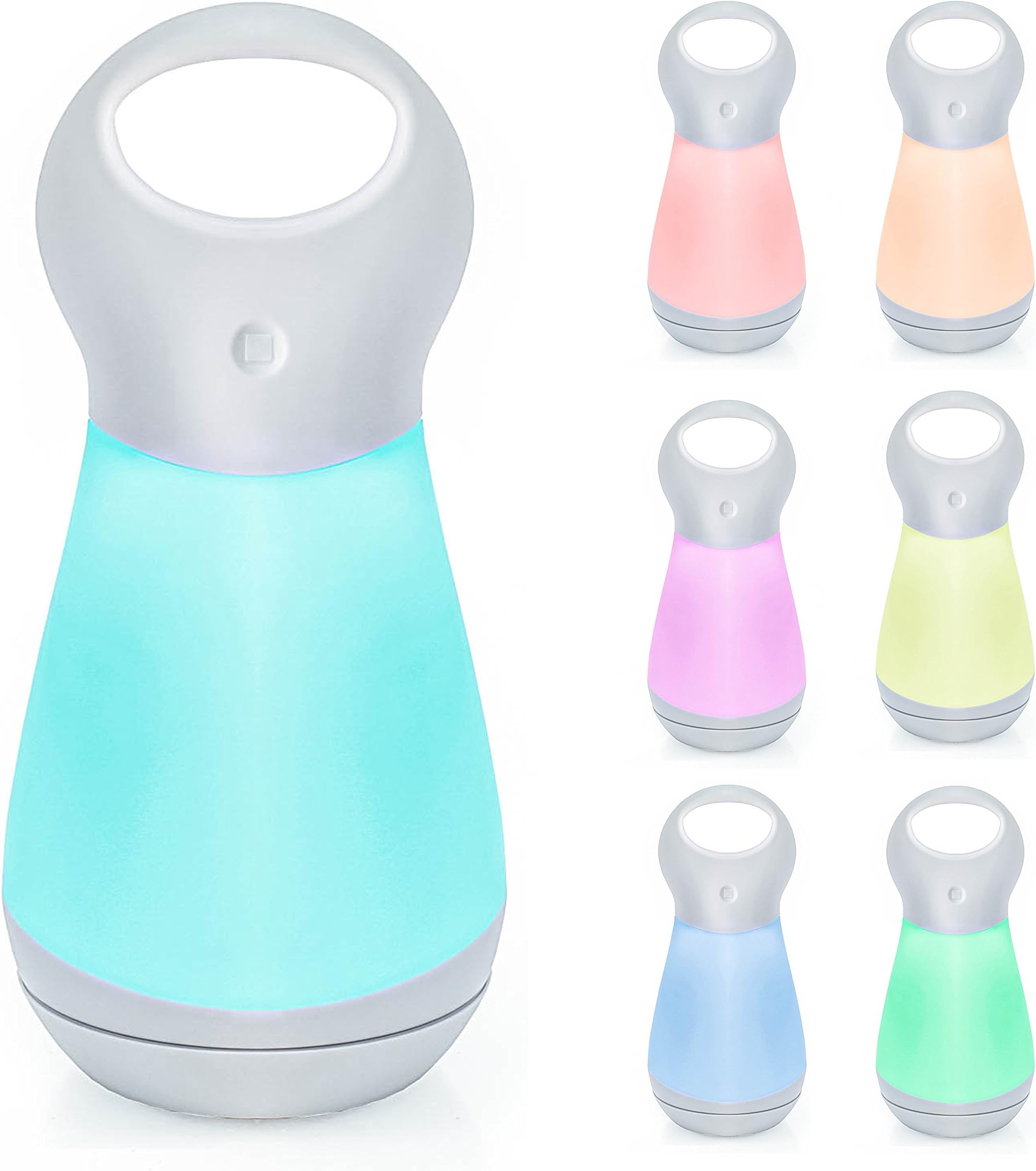 iMood Colour Changing Touch Lamp Led Light Portable Rechargeable Plugs In to Mains and Take Away Top From Charger Like a Lantern