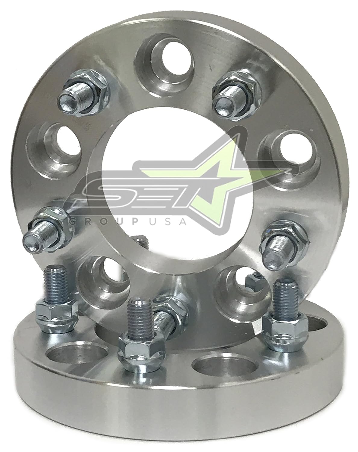 2 WHEEL SPACERS 5X108 TO 5X108 1.25 INCH THICK OR 32MM