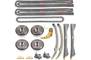 MDSAFM Timing Chain Kit for 2012-2022 Kia Sorento Sedona Stinger Telluride, for Hyundai Santa Fe Palisade Genesis, with VVT Gears Fits 3.3L 3.8L Engine - OE#24370-3CGA0/24321-3L100