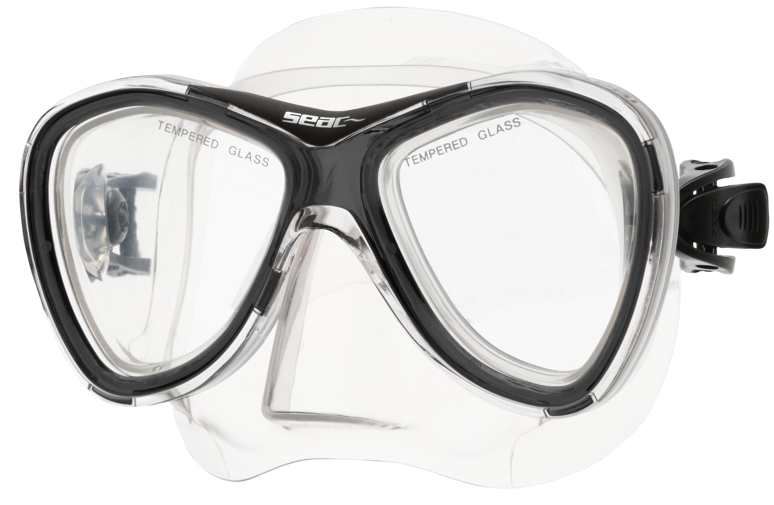 SEAC Capri S/KL Snorkeling Mask - Black