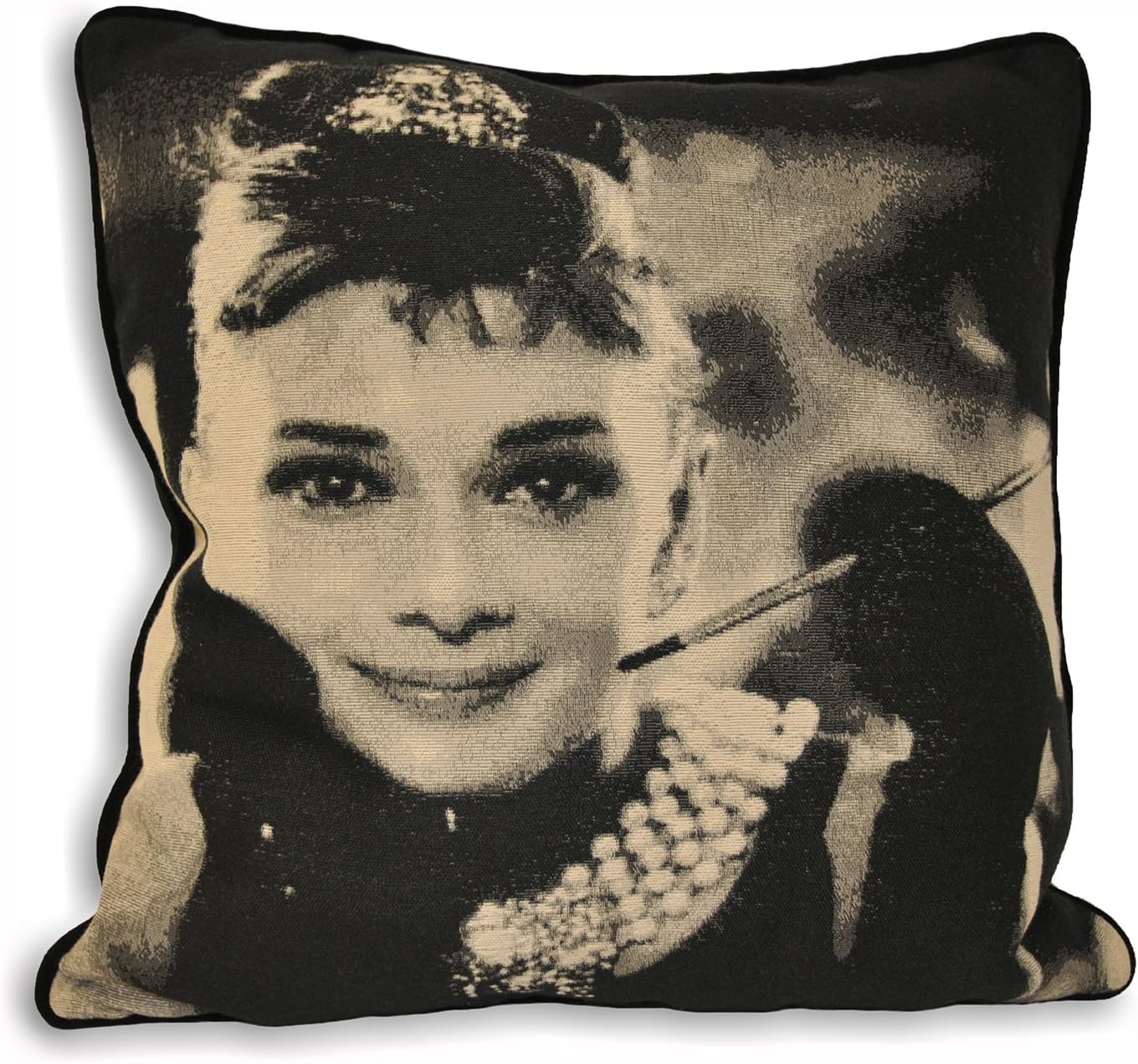 Amazon Com Riva Home Hollywood Audrey Hepburn Cushion Cover 18 X