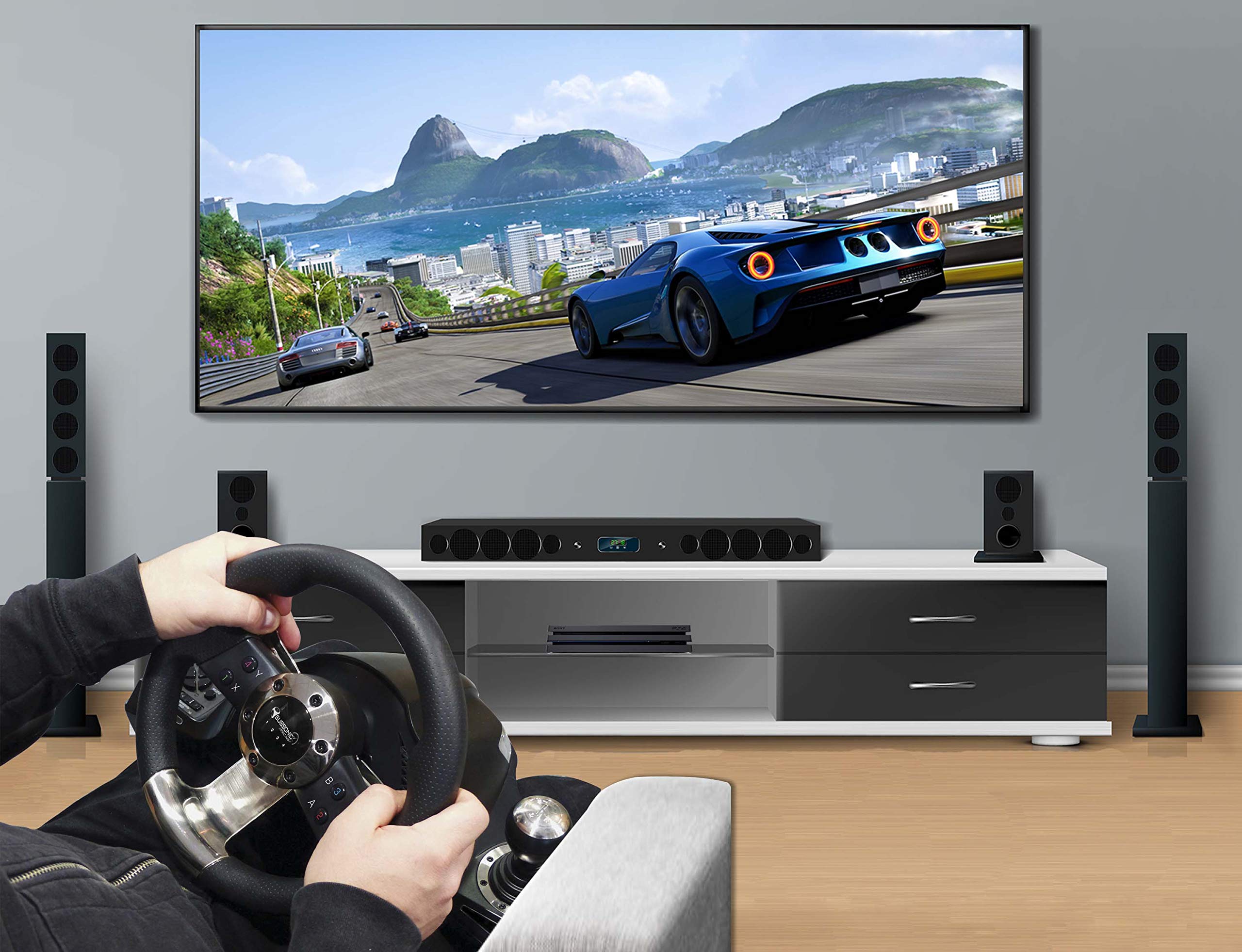 Subsonic SA5156 Drive Pro Sport Racing Wheel for Playstation 4, PS4