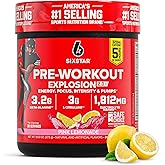 Six Star Pre-Workout Powder for Men & Women, Pink Lemonade (30 Servings) - Preworkout Explosion 2.0 Energy Powder Drink Mix with Beta-Alanine & Caffeine - Sports Nutrition Supplement Products