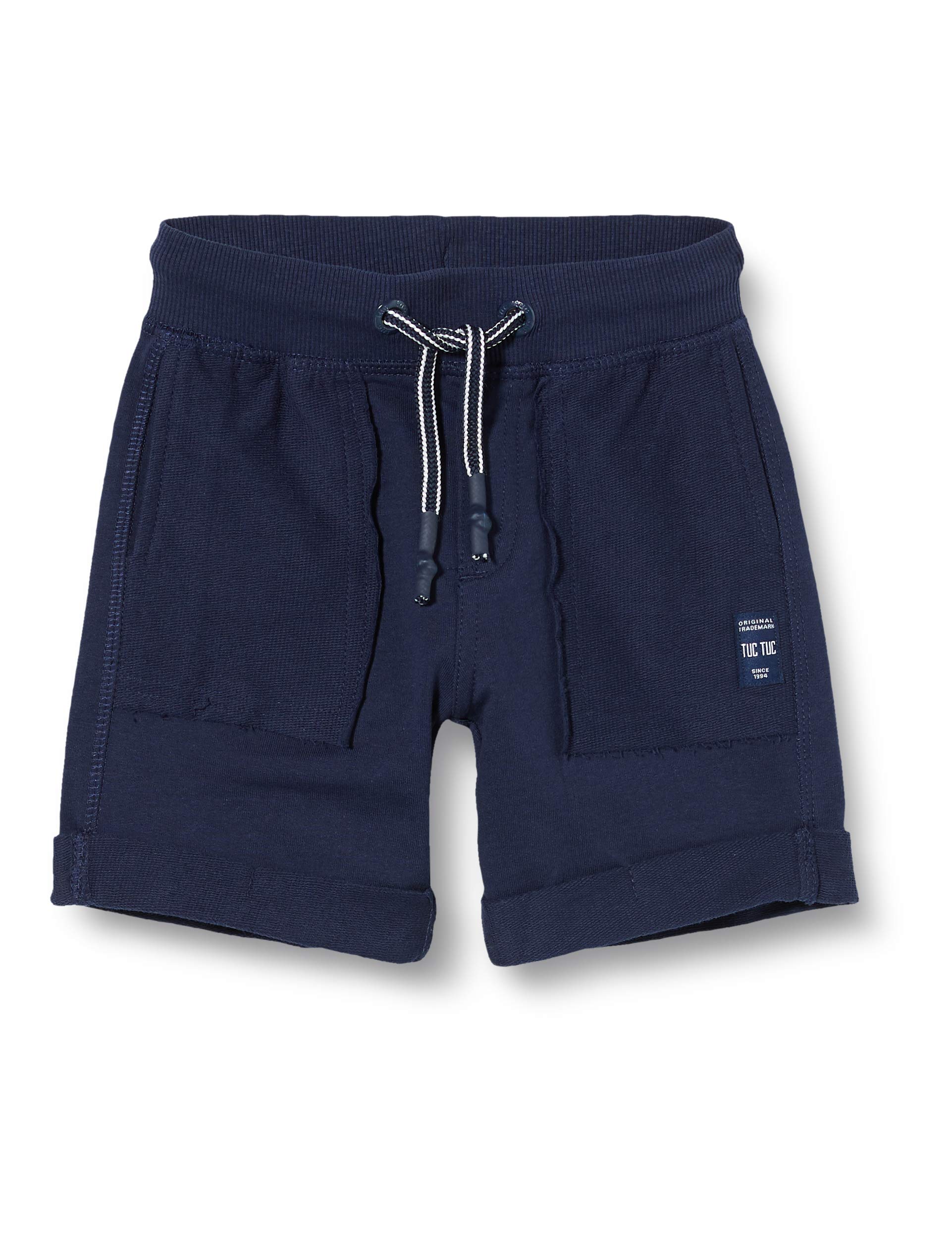 Tuc Tuc Blue Baby Back Side Pocket Plush Bermudas for BOY BÁSICOS