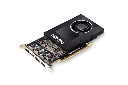 PNY NVIDIA Quadro P1000 Professional 4GB GDDR5 Low-Profile Graphics Card (VCQP1000-PB)