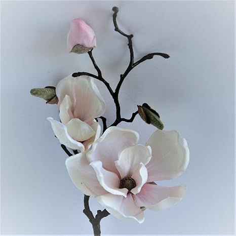 Kunstblume Magnolienzweig rose, 48 cm
