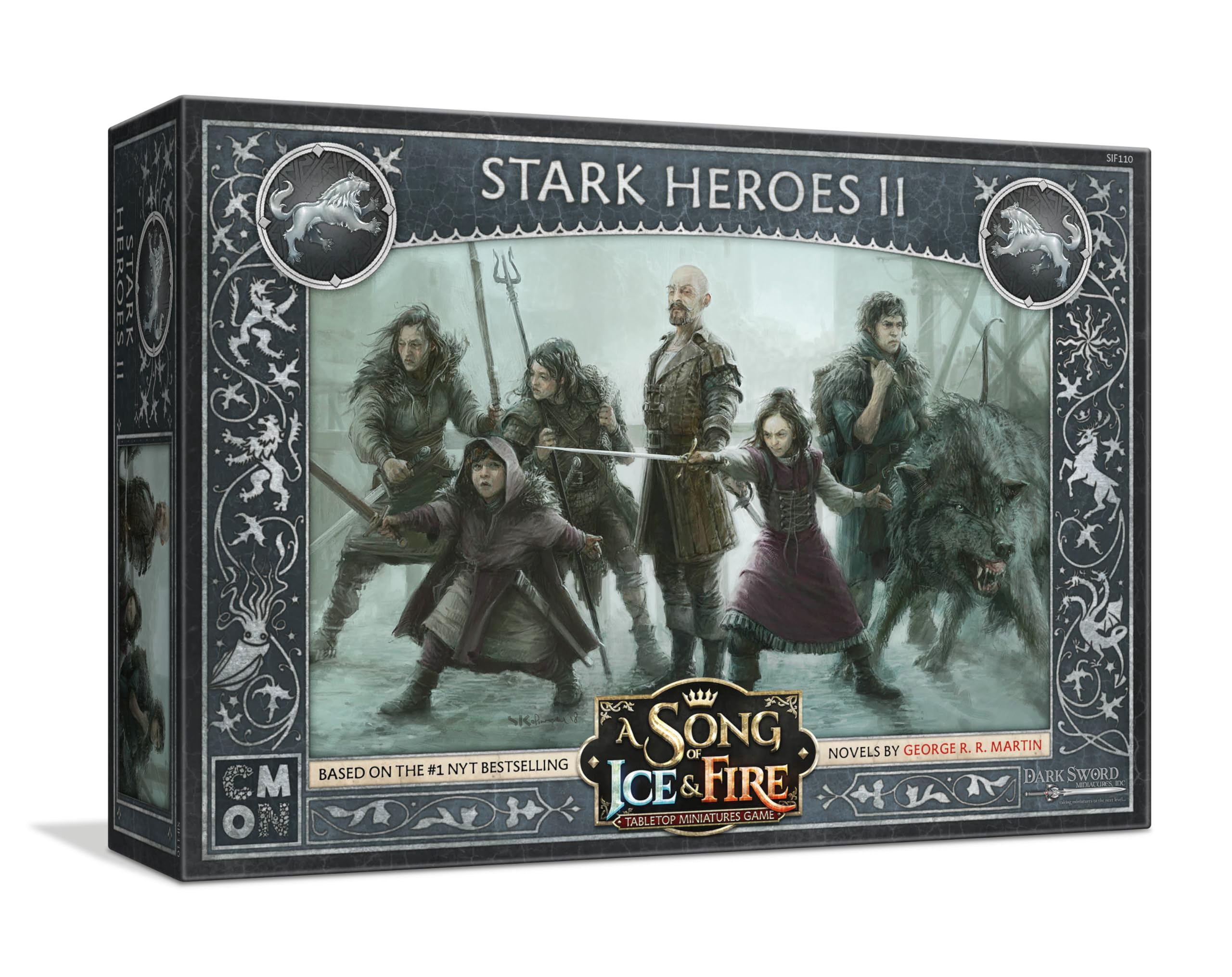 Cool Mini or Not - A Song of Ice and Fire: Stark Heroes II Box - Miniature Game