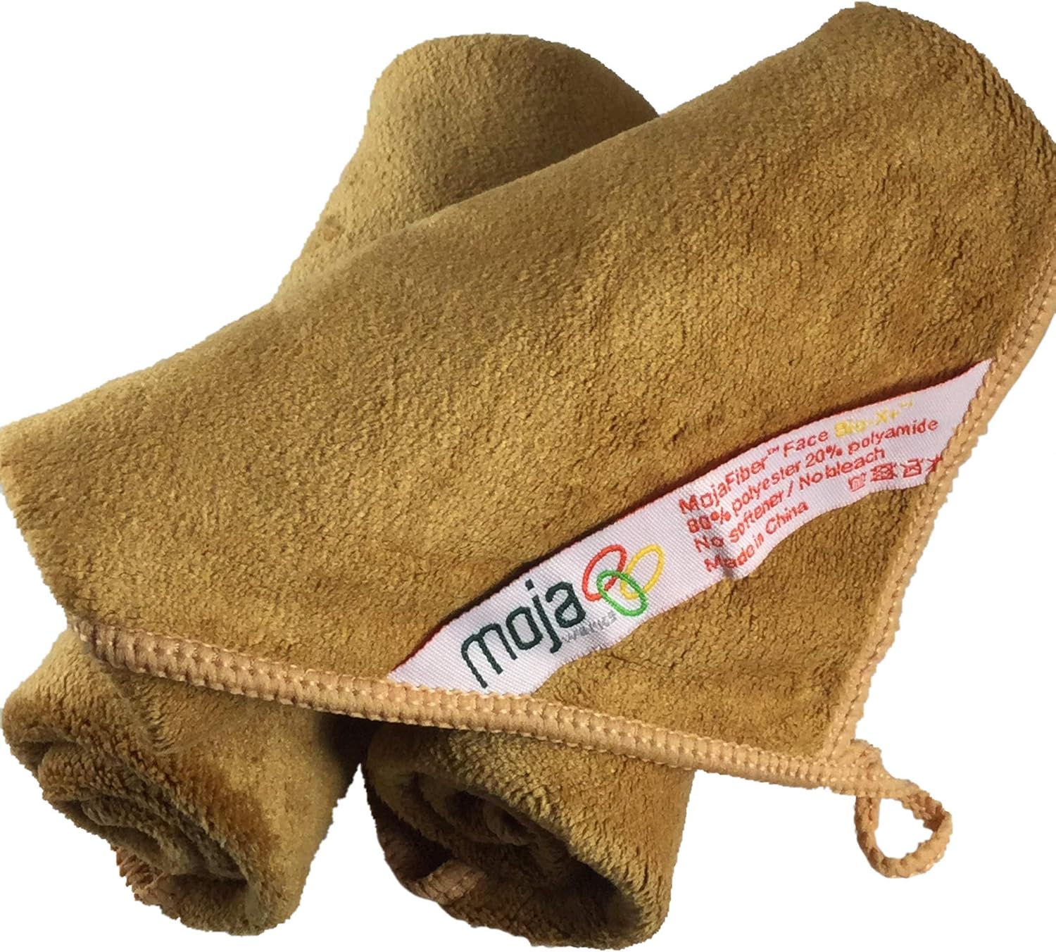 Plush MojaFiber Microfiber Face Cloth Ultra Dense 3 Pk 12x12