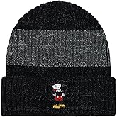 Concept One Unisex-Adult Disney Mickey Mouse Cuffed Beanie Hat, Knitted Stocking Cap