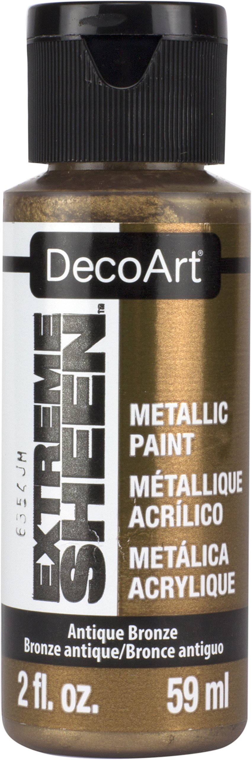 DecoArt Americana Extreme Sheen Jar of Paint, Acrylic, Antique Bronze, 3.5 x 3.5 x 10 cm