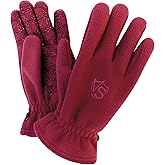 Vital SALVEO- Outdoor 3WARM Unisex Windproof Non Slip Winter Fleece Gloves (Wind Red, Large)