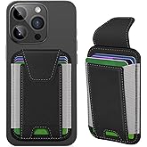 Miroddi for MagSafe Wallet with Privacy Flap, Strongest Magnetic Card Holder for iPhone 17/16/15/14/13/12 Series, Leather Magnetic Phone Wallet, Fit 7 Cards, RFID Blocking, No More Falling, Black