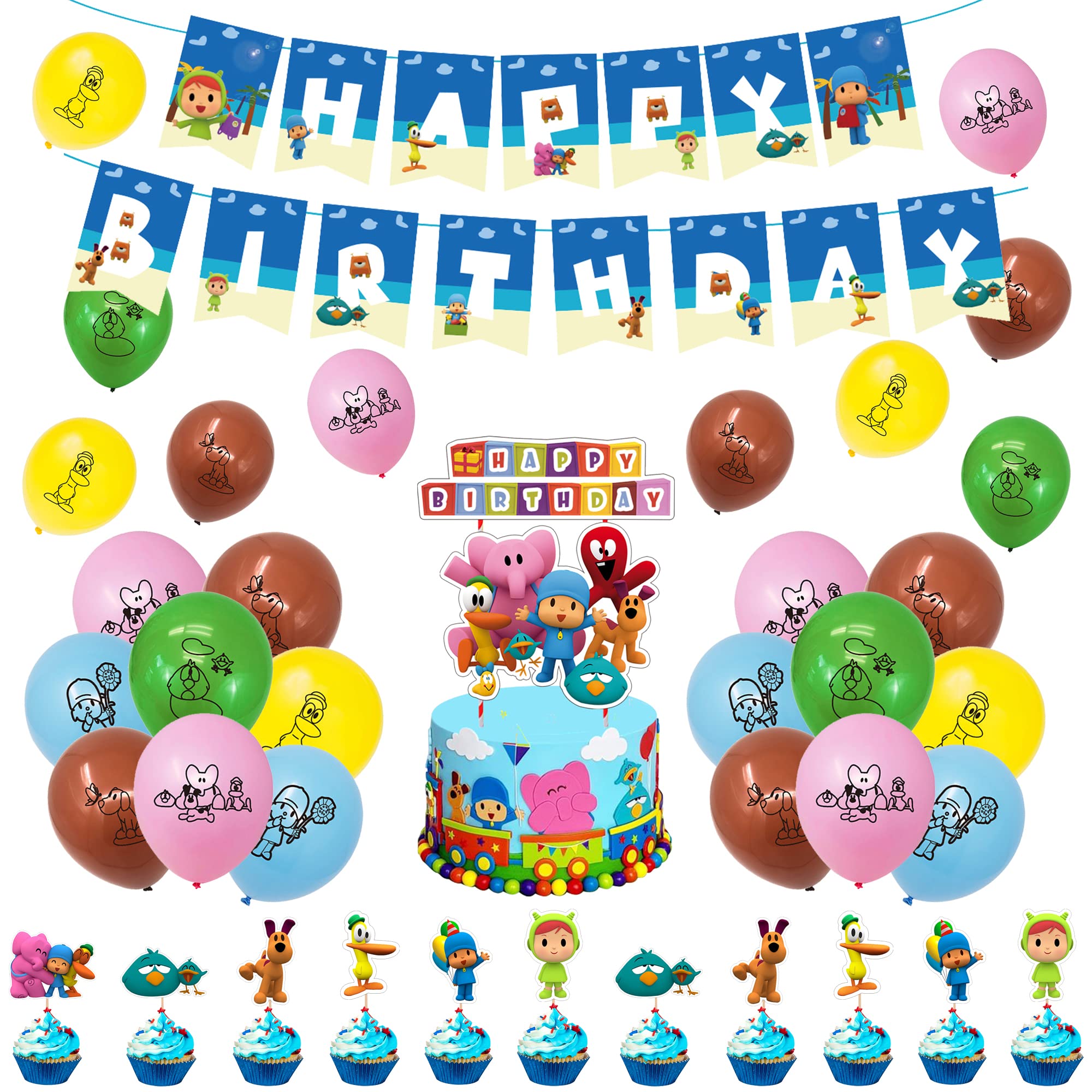 Party Supplies Cake Topper Party Decorations Balloons Birthday Cake Decorations Birthday Banner