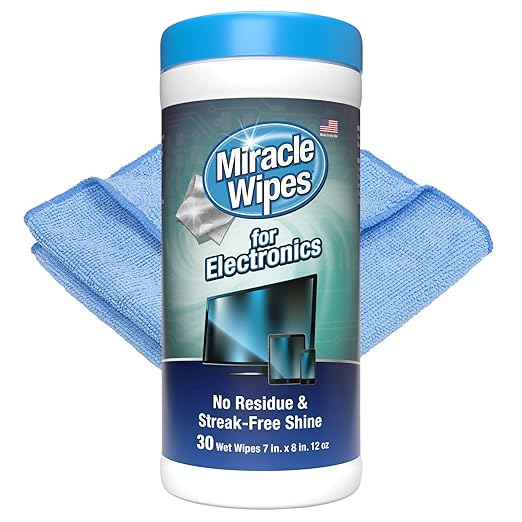 Buy MiracleWipes for Electronics Cleaning Screen Wipes Designed for TV, Phones, Monitors and