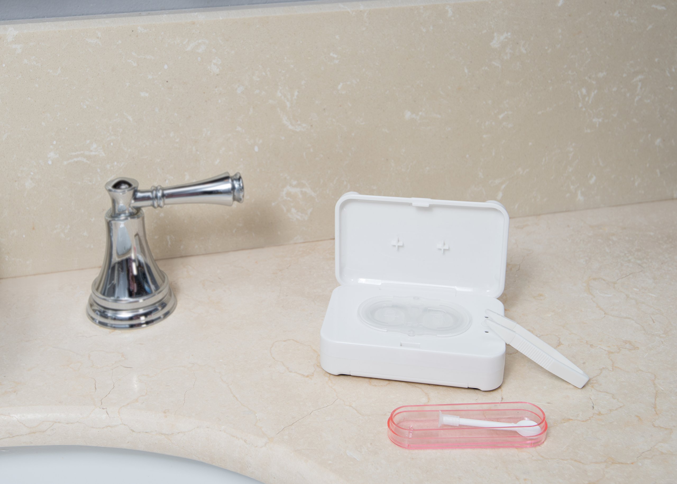 Patented Contact Lens Cleaning System for Soft and Hybrid Lens, Sonic