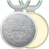 Momcozy Portable Sound Machine with Night Light, White Noise Sound Machine for Baby, 20 Soothing Sounds, Sound Therapy, Long-