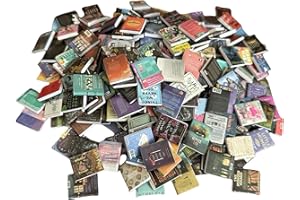 Mini Books for Anxiety Bookshelf, 300 PCS Mini Books Model Without Repetition, DIY Crafting, Dollhouse Decor, Accessories Min