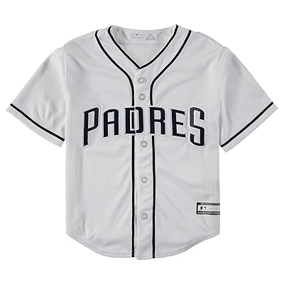 Youth San Diego Padres Cool Base Blank White Home Jordan Ubuy