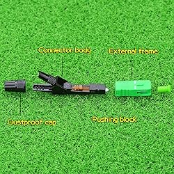 10 Pcs FTTH SC APC Optical Fiber Cable Quick