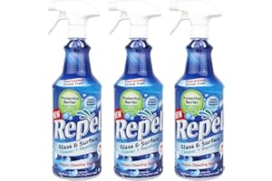 Clean-X REPEL Glass & Surface Cleaner 32 fl. oz. - Cleans & Repels water spots and dirt on glass, mirror, tile and multi surface by UNELKO (3)