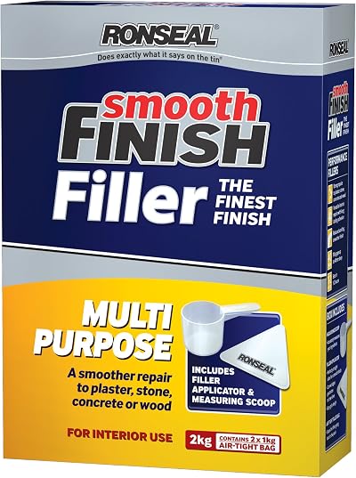 Ronseal Smooth Finish Filler Multi-Purpose Powder 1kg Clear