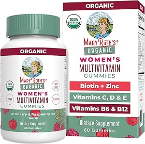 MaryRuth Organics Multivitamin for Women 14 | Women's Multivitamin Gummies for Immune Support| Skin Health | Sugar Free | Veg