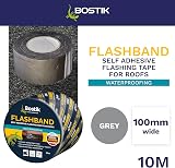 Bostik Flashband Self Adhesive Flashing Tape Grey 100mm x 10m Roof view 2