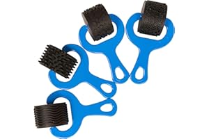 READY 2 LEARN Paint and Clay Explorers - Set 1 - Set of 4 - Sturdy, Chunky Texture Rollers for Kids and DIY - Art Tools for Pottery, Posters and Dough