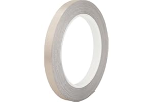 SICCOMA Faraday Cloth Tape Double Conductive Cloth Adhesive Tape for EMI Shielding, Wire Harness Wrap, Grounding, Guitar Interference Signal Blocking, Electrical Repair (0.4inx66FT)