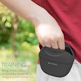 Navaris Silicone Dog Treat Pouch 2 Pack Clip Magnetic Closure Green Grey view 3