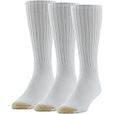 GOLDTOE Men's Ultra Tec Performance Crew Athletic Socks, Multipairs