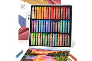 Paul Rubens Oil Pastels Set - 48 Vibrant Colors, Ultra-Soft and Creamy Texture, Easy to Blend for Artists and Beginners - Bul