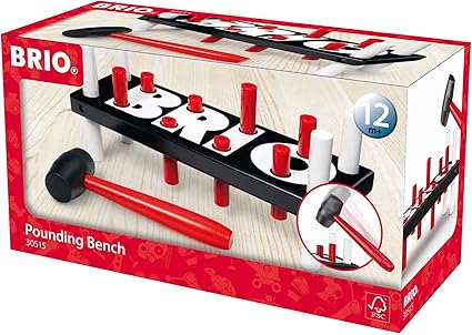 Amazon Com Brio Pounding Bench Toys Games