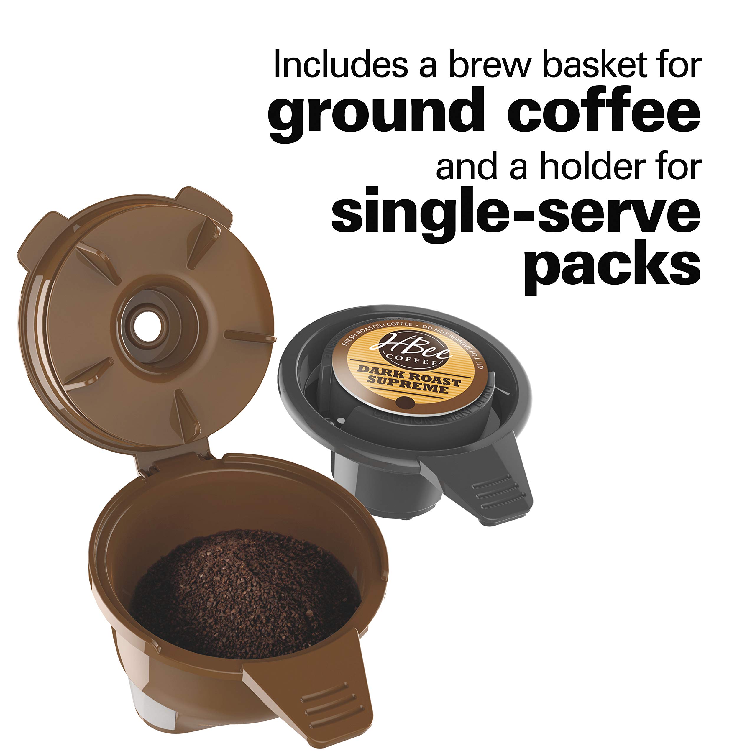 Hamilton Beach FlexBrew Thermal Coffee Maker, Single Serve & Full Pot