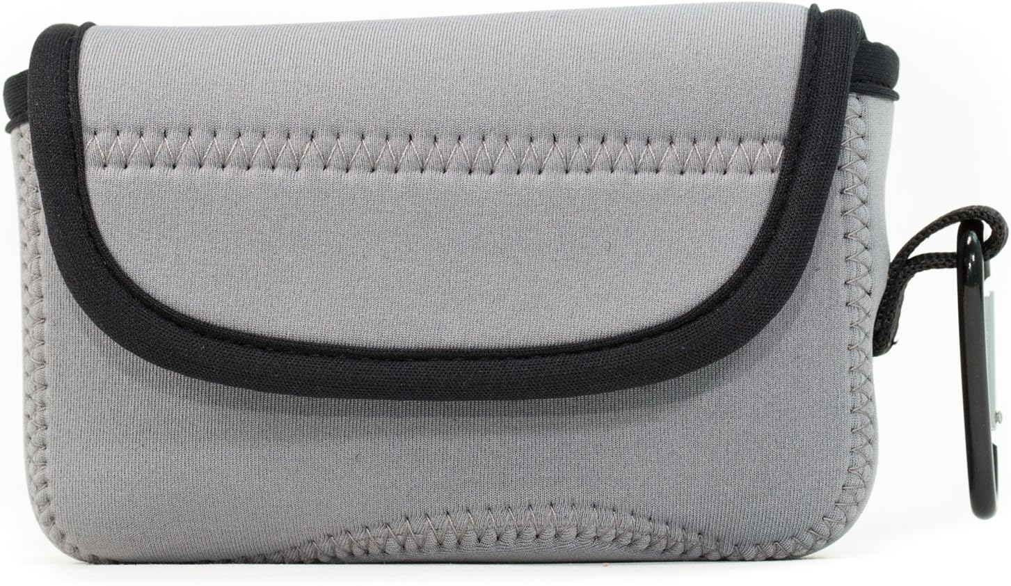 MegaGear MG1095 Ultra Light Neoprene Case with Carabiner for Fujifilm X100F/X100T/X100S Camera - Grey - Image 5