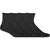 Dr. Scholl's Men's Diabetes and Circulatory 4 Pack Crew Socks
