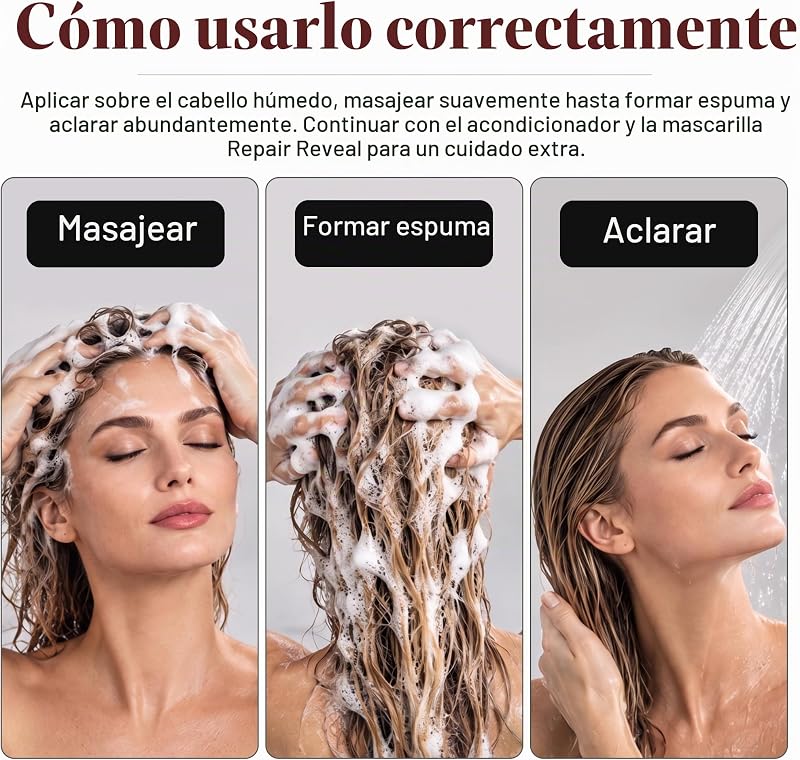 Champô Reparador Hidratante Sem Sulfatos para Cabelo Vegan Danificado — foto 6 de 8
