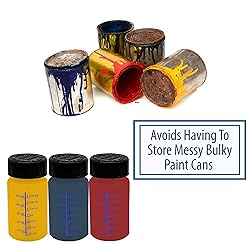 Paint Touch Up Bottles with Brush, Mixing